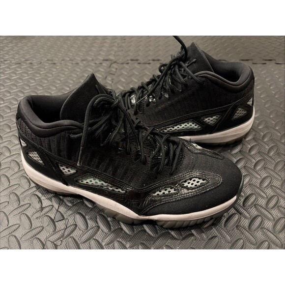 Rare Nike Air Jordan XI 11 Retro Low IE Craft Black Mens 10.5 bred space jam - Picture 1 of 7